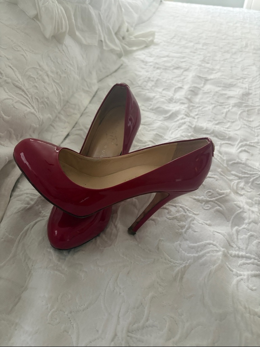 Ivanka Trump Red Patent High Heel Pumps